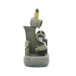 Ceramic Pot Design Waterfall Smoke Backflow Incense Burner Cone Incense Holder