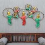 Iron Musician Doll Wall Hanging(122*8*76cm)