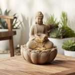 Table Top Indoor Outdoor Buddha Water Fountain