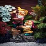 Two Santa Doll Water Fountain