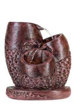 Cascade Water Fountain with light