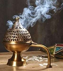 Brass Dhuna Loban Burner Dhooni Dhoop Dani