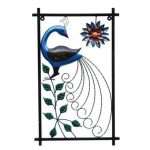 Handcrafted Peacock Iron Wall Hanging Frame (46*5*48cm)