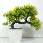 DecoratingLives Bonsai Wild Plant Artificial Plant with Pot