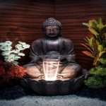 Big Buddha Water Fountain Lotus Design (18*22*36 Inc)