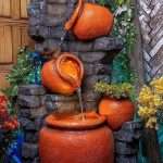 4 Steps Pot Big Fiber Water Fountain
