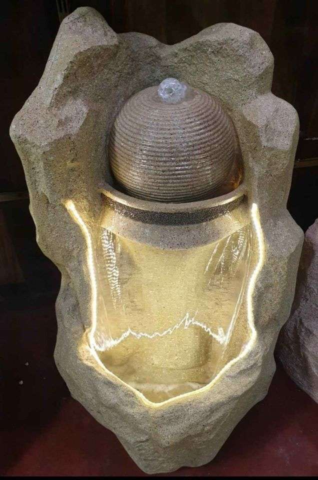 Ball water fountain with light - Image 2