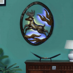Metal Deer Wall Hanging