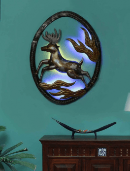 Metal Deer Wall Hanging