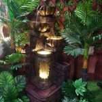 Three Pyali Jharna Water Fountain with LED Light