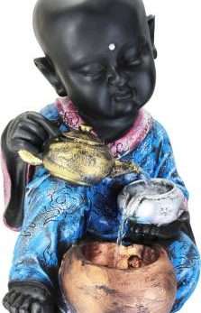 Small Buddha Holding Cup Fountain