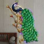 Metal Big Size Peacock Led Wall Hanging