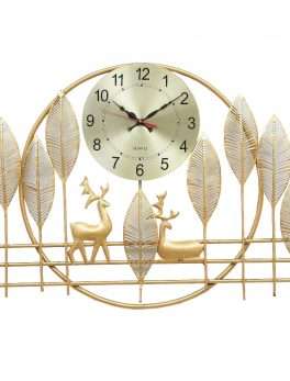Set Of 2 deer wall clock