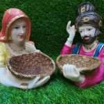 Resin India Handcrafted Rajasthani Couple