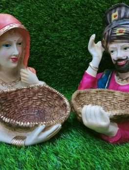 Resin India Handcrafted Rajasthani Couple