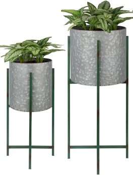 Indoor Metal Planters (Set Of 3)