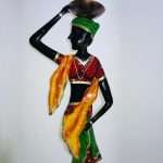 Metal Lady Wall Hanging
