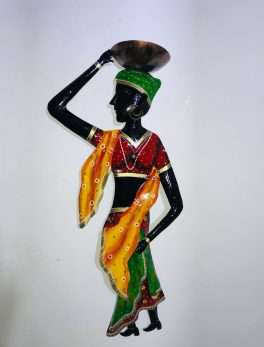 Metal Lady Wall Hanging