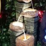 Polyresin Three payali Brick Water Fountain