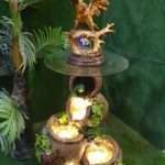 Egale Sitting On Matka Water Fountain