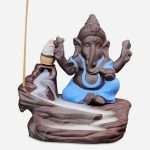 Lord Bal Ganesha Incense Burner With 10 Backflow Scented Cones