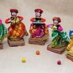 Rajasthani Musician Bawla Puppets Male Idol set of 5 pcs