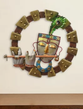 Krishna Playing Flute Wall Art Decor