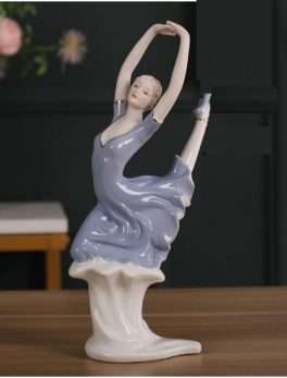 Ceramic Crafts Beautiful Girl Figurines Home Decorations Idols Living Room