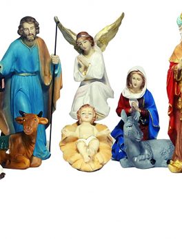 Christian Statues/Christmas Nativity Crib Set (Standard, 8 inch, 12 fig)