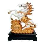 Polyresin Horse for Table Decor