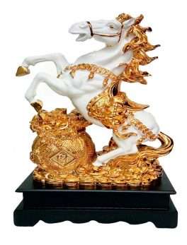 Polyresin Horse for Table Decor