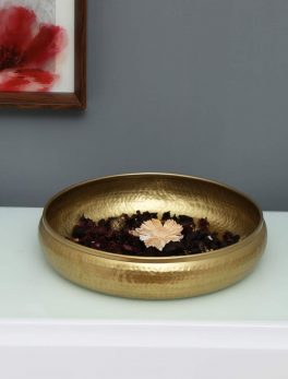 Metal Solid Bowl/Urli