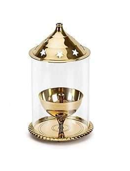 Brass Long Akhand Diya/Oil Lamp/Pooja Deepak
