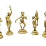 Brass Apsara Item For Home Decor