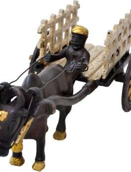Brass Bullock Cart Showpiece