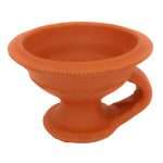 Clay Dhoop Loban Dani Burner Holder with Stand for Pooja