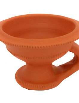 Clay Dhoop Loban Dani Burner Holder with Stand for Pooja