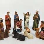 Polyresin Nativity Set Ceramic Crib Set Xmas Set