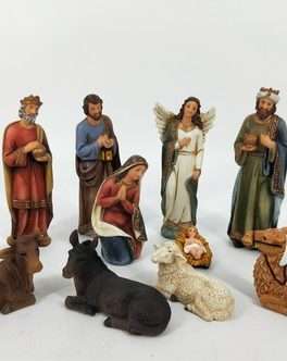 Polyresin Nativity Set Ceramic Crib Set Xmas Set