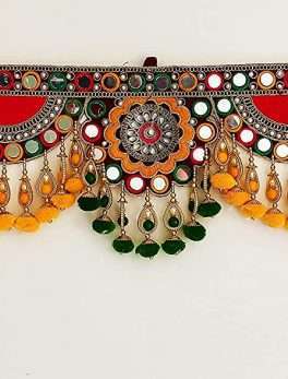 Traditional Multi Zula Pearl Plastic Beads Handmade Door Hanging