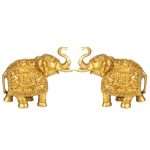 Brass Elephant Pair (2 Pcs)