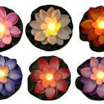 Floating Lotus LED Light for Home set 3