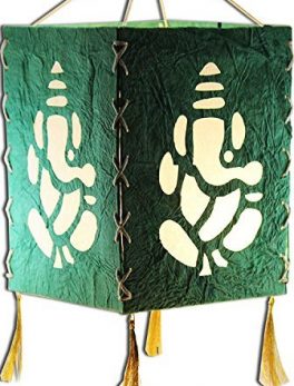 Handmade Hanging Paper Handcrafted Colored Lamp Shade Decoration for Home