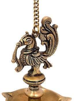 Brass Wall Hanging Diya For Puja