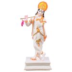 Marble Krishna idols Multicolor 17 Inch