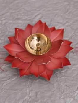 Lotus Diya Pooja Oil Lamp