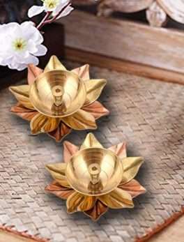 Pure Brass Diya for Puja Temaple Decoration