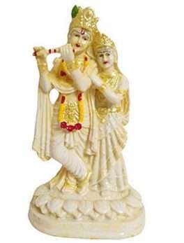 Resin Lord Radha Krishna Statue | Murlidhar/Krishan Kanhiya Idol