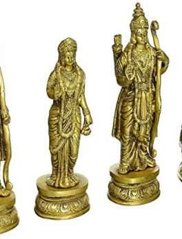 Brass Ram Darbar For Puja