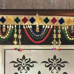 Decorative Cotton Toran (37 inch, Multicolour)